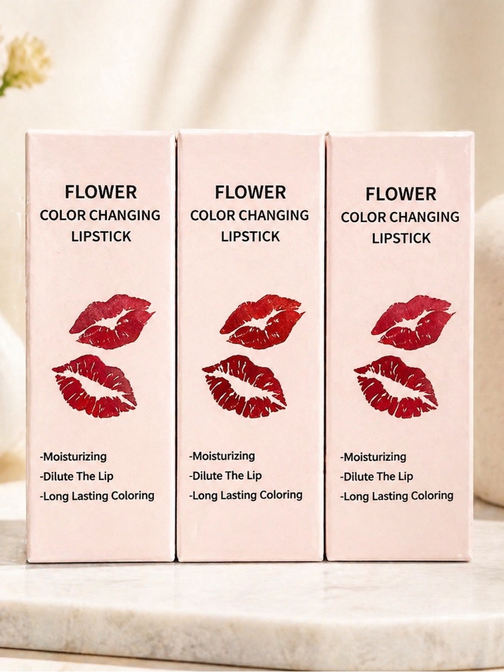 Color Changing Lipstick - Pink Packaging, Moisturizing Tint